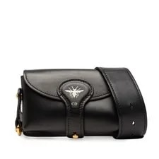 Dior — Authenticated Dior Mini D Bee Saddle Calf — Handbag — resale
