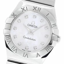 Omega — Omega Constellation Quartz 12P Diamonds AB+ From Japan — Watch — resale