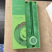 Audemars Piguet X Swatch — Audemars Piguet X Swatch Royal Pop Green Eight Quartz Octagon Green — Watch — resale