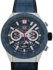 Tag Heuer — TAG Heuer Carrera 45mm Automatic CBG2A11.FC6460 Blue Dial Chronograph — Watch — resale