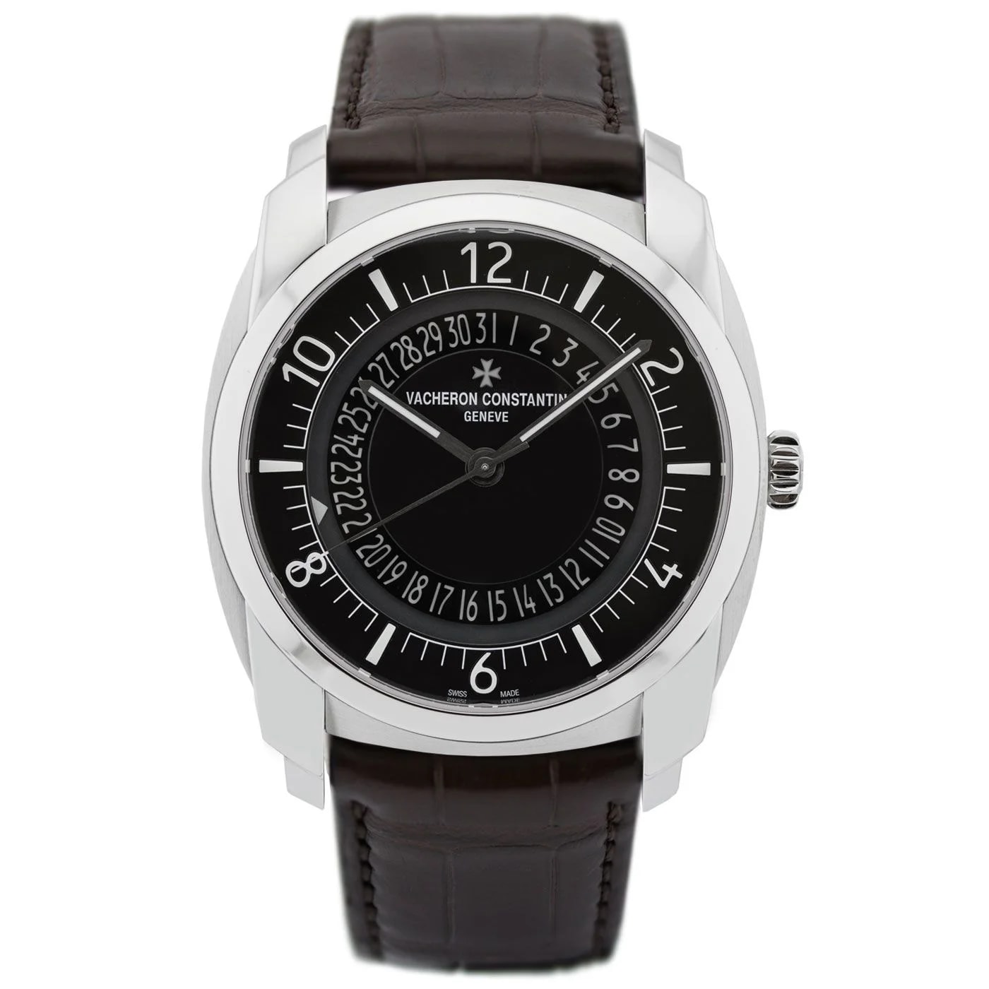 Worldofluxuryus — Vacheron Constantin Quai de L’Ile Date Stainless Steel — Watch — resale