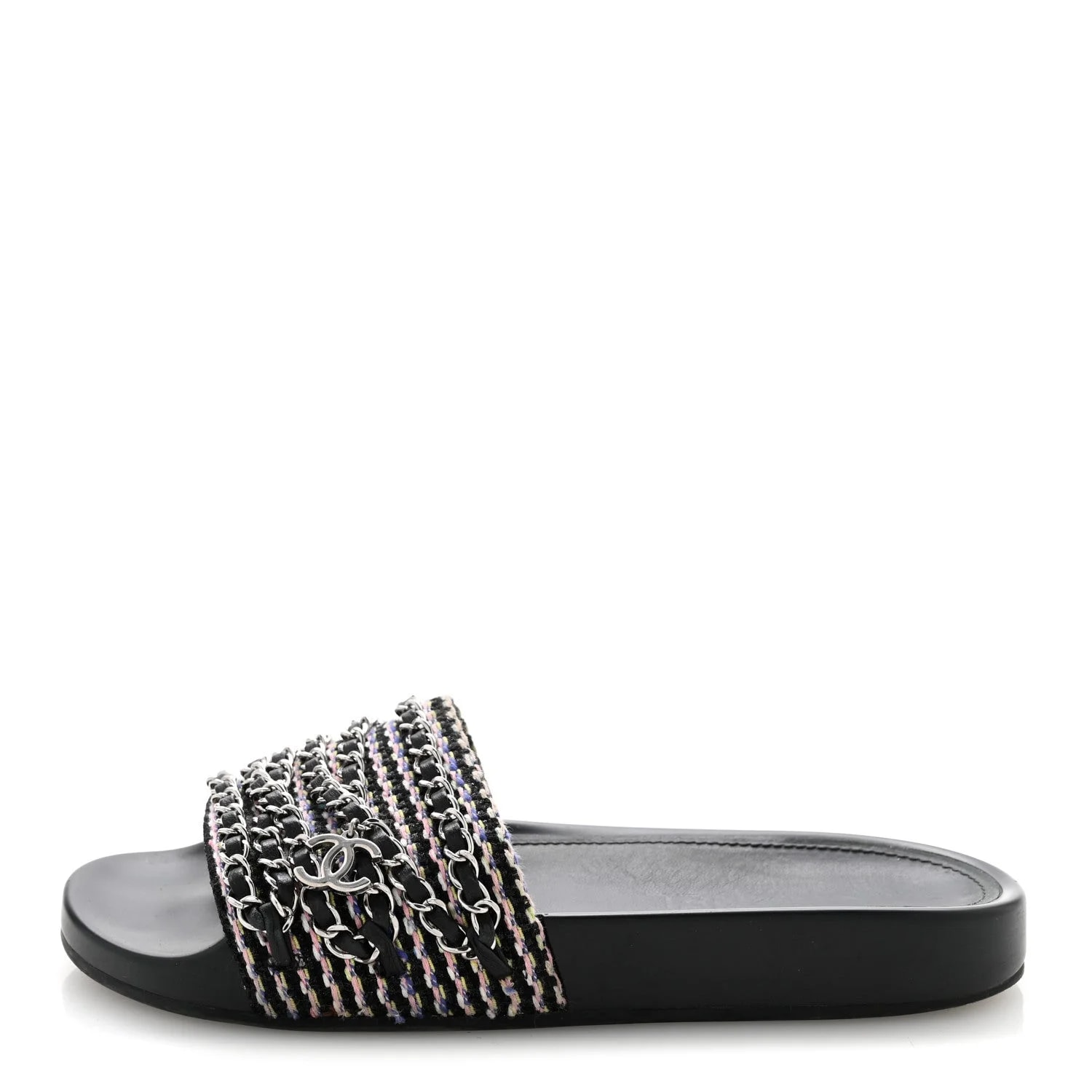 Chanel — Chain Slides 37.5 — Designer Shoe — resale