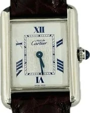 Cartier — Cartier Must de Tank SM W1014054 2416 Stainless Steel 22mm White Dial #WJW256 — Watch — resale