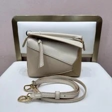 Loewe — Loewe Puzzle Mini Color-Block Geometric Crossbody - Excellent #1TY2UFM — Handbag — resale
