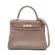 Hermès — Hermès Kelly 28 le Tournay Etoupe Metal Fittings A:201 — Handbag — resale