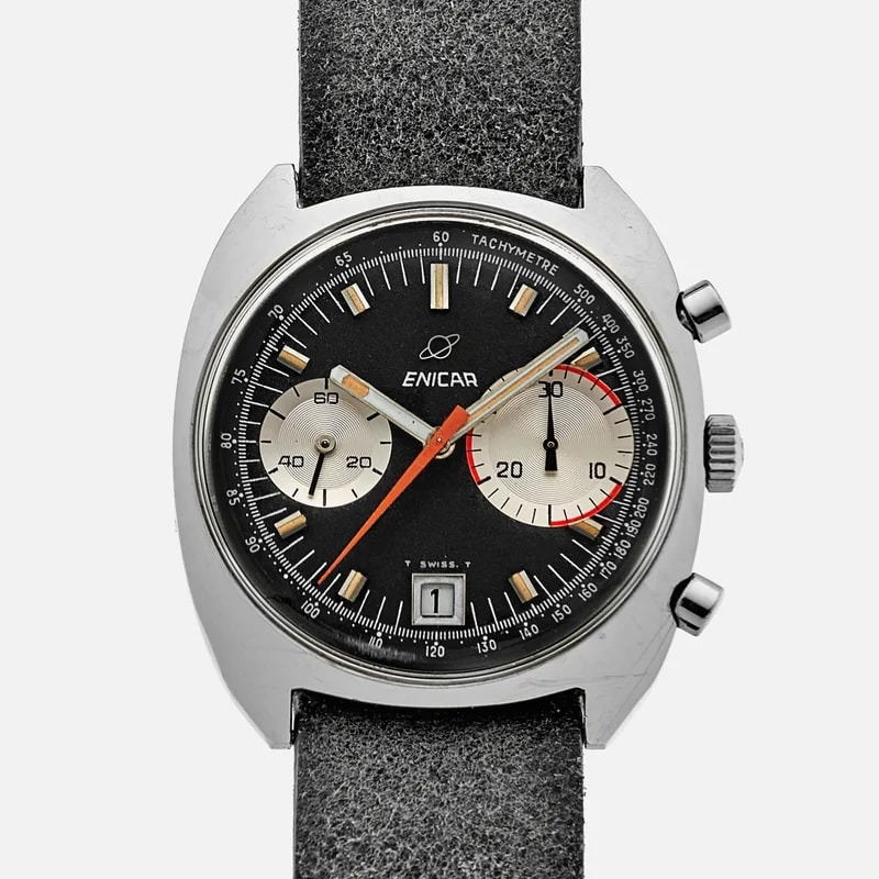 Enicar — 1960s Enicar 'Big Eye' Chronograph Ref. 232-01-01 — Watch — resale