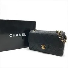 Chanel — Chanel CC Coco Mark Chain Double Flap Double Chain — Handbag — resale