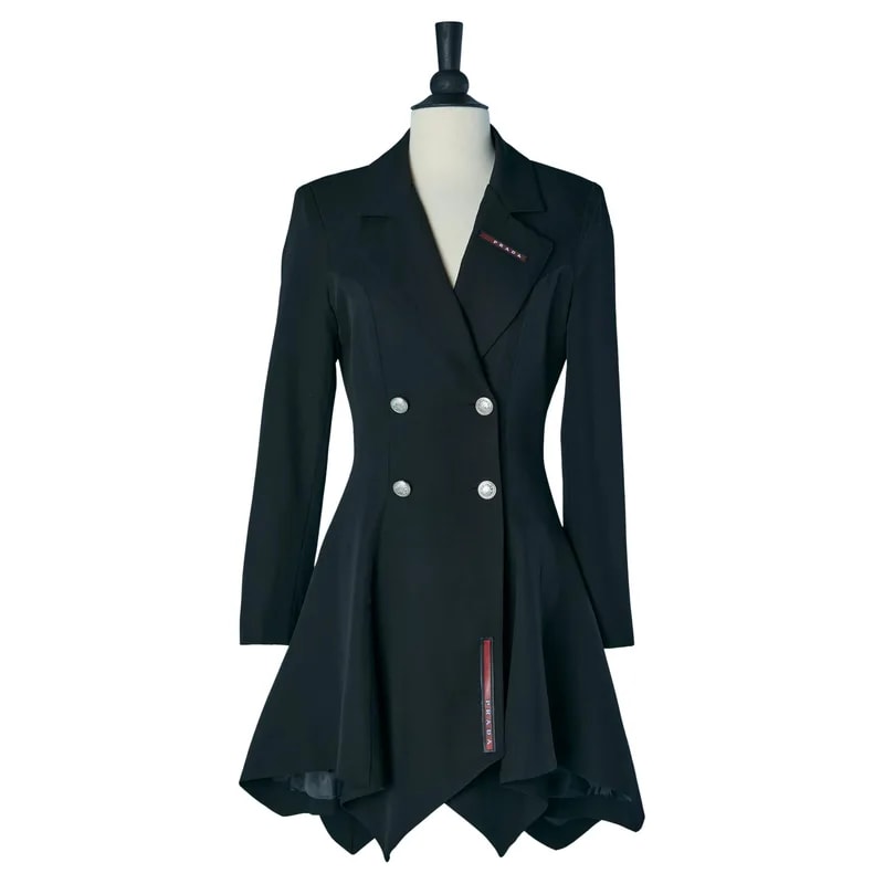 Prada Sport — And Lycra Double Breasted Coat Prada Sport — Clothing — resale