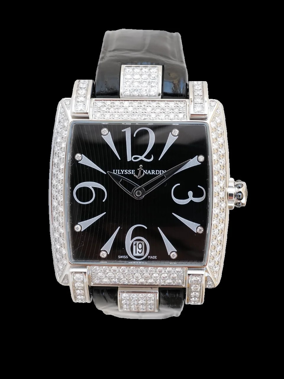 Worldofluxuryus — Ulysse Nardin Caprice Stainless Steel & Diamonds Lady's — Watch — resale