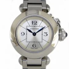 Cartier — Cartier Miss Pasha W3140007 Silver Dial Stainless Steel Quartz — Watch — resale