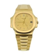 Patek Philippe — Patek Philippe Nautilus Gubelin 18K Yellow Gold 3800/1J — Watch — resale
