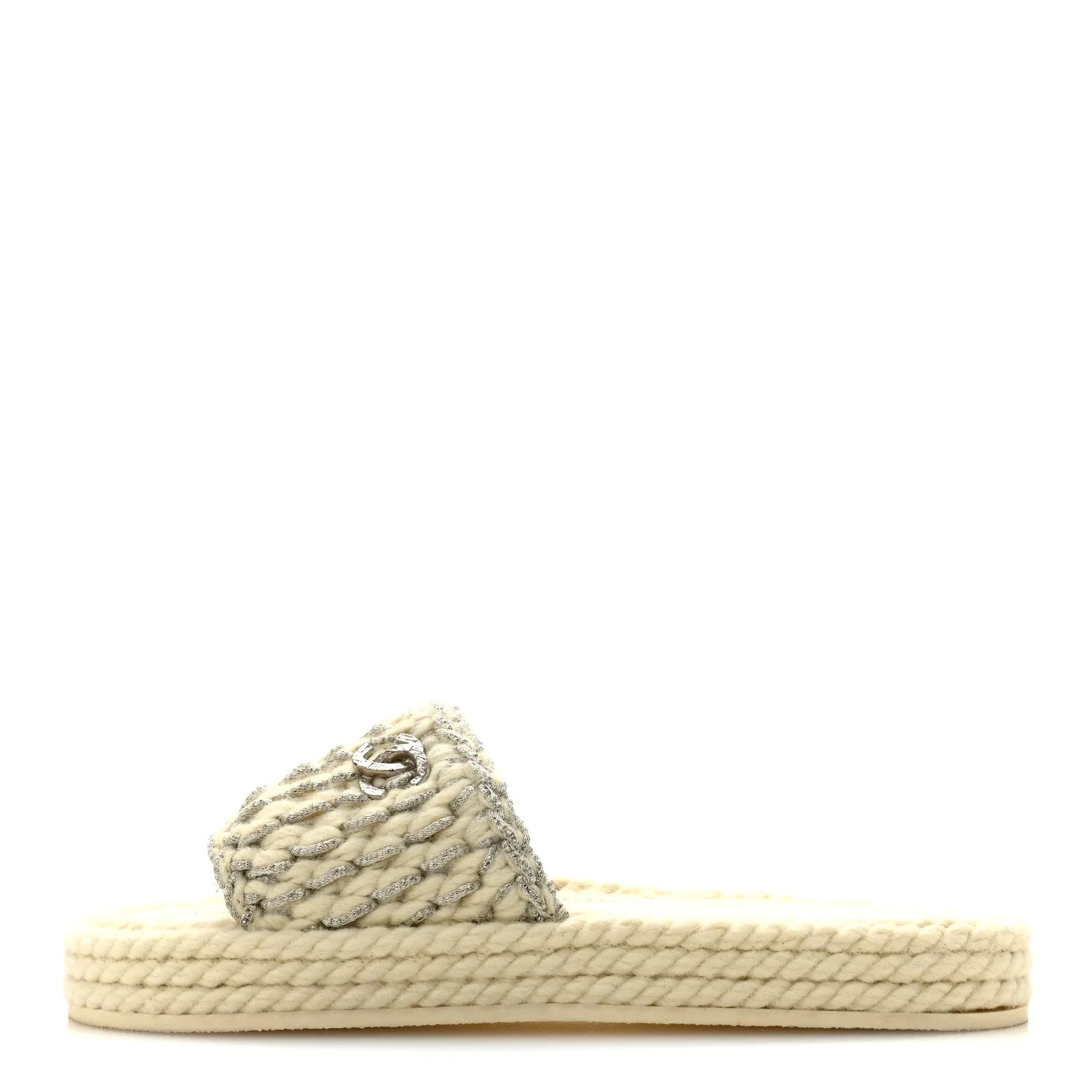 Chanel — Braided CC Mules 39 — Designer Shoe — resale