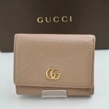 Gucci — Gucci GG Marmont Logo Trifold Flap Wallet, Snap, Near — Handbag — resale