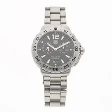 Tag Heuer — Quartz TAG Heuer Formula 1 WAU111A Alarm Date Silver/Black Dial SS — Watch — resale