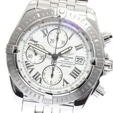 Breitling — Breitling Chronomat Evolution A13356 Date White Dial Auto Watch_912355 — Watch — resale
