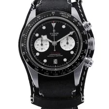 Tudor — Tudor Black Bay Chrono 41mm Stainless Steel/Leather Black Dial 79360N-0005 — Watch — resale