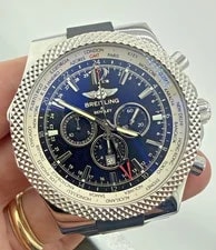 Breitling — Breitling Bentley GMT Chrono Black Dial SS Special Edition 49mm Automatic A47362 — Watch — resale