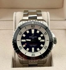 Breitling Superocean Automatic 44 (A17376211C1A1). Full Set. Black Dial.