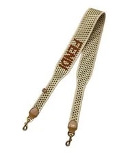 Fendi — Fendi Strap Logo Embroidery — Handbag — resale
