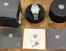 Tag Heuer — TAG Heuer Dive 2000 Professional WK1112 Quartz 38mm Silver Dial — Watch — resale