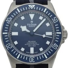 Tudor — Tudor Pelagos FXD M25707B/25 Titanium/nylon mensWatch Blue — Watch — resale