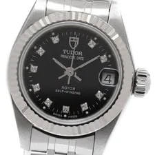 Tudor — Tudor Princess Date 92514 WG Bezel 10P Black Dial Automatic Watch_950623 — Watch — resale