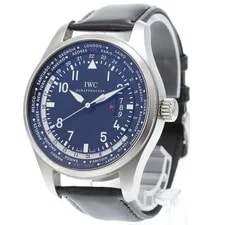 IWC — IWC Pilot’s Timezoner IW326201 45mm SS Black Dial Automatic #C3807 — Watch — resale