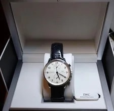 IWC — IWC Portugieser Chronograph IW371446 Blue Hands Automatic — Watch — resale