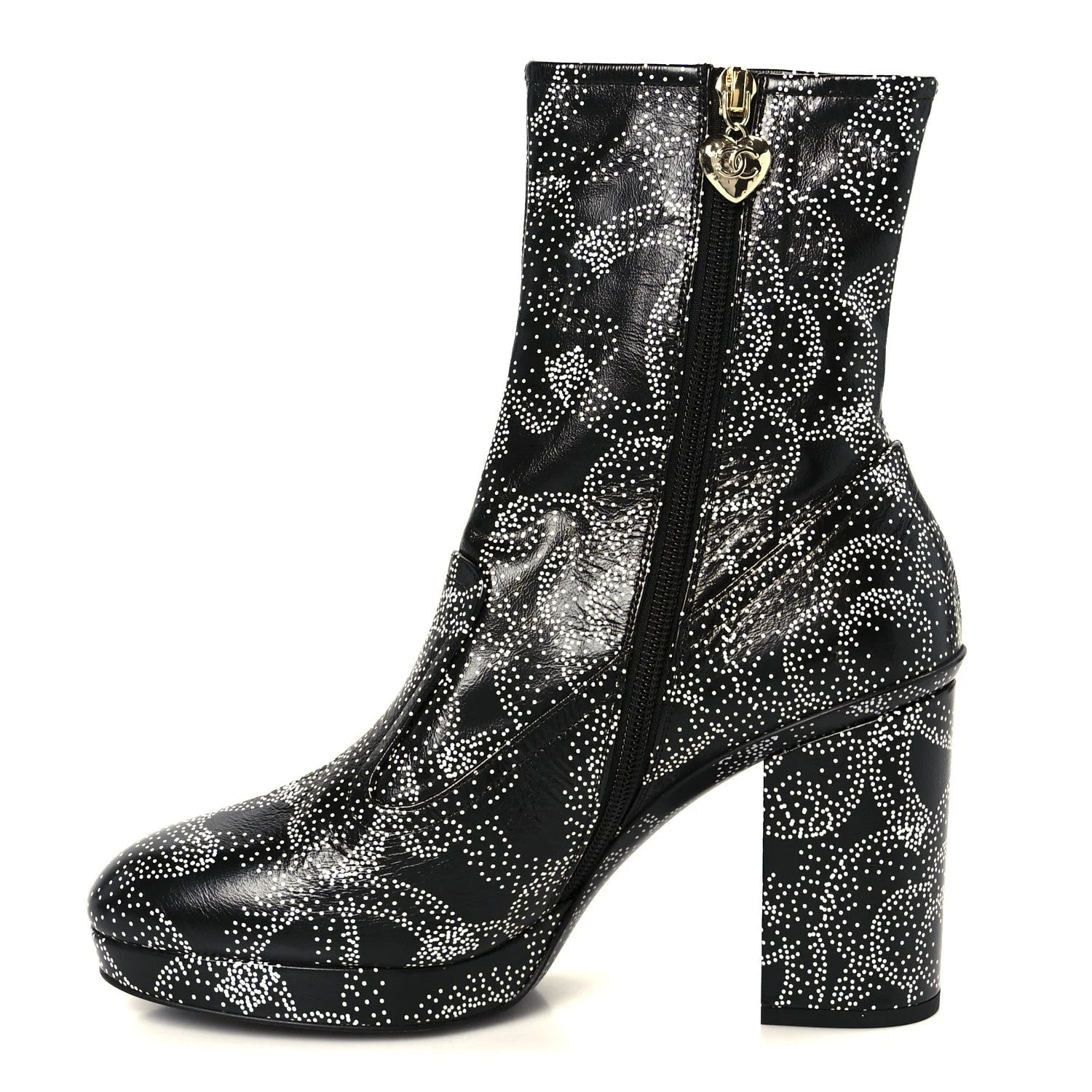 Chanel — Camellia Printed Ankle 39 — Designer Shoe — resale