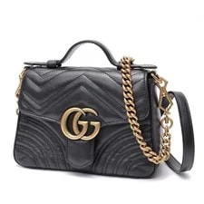 Gucci — Gucci GG Marmont Mini Top Handle Chain 547260 632918 — Handbag — resale