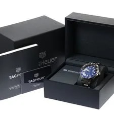 TAG Heuer — TAG Heuer Aquaracer WAY201T.BA0927 44mm SS Blue Dial Automatic GMT Date #C180 — Watch — resale