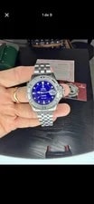 Tudor — Tudor Prince Date Tiger Blue Dial Stainless Steel 200M Date — Watch — resale