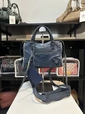Balenciaga — Balenciaga 'Metallic Edge' Mini City — Handbag — resale