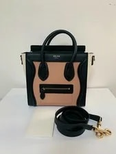 Celine — Authentic Celine Luggage TRI Three Color Crossbody — Handbag — resale