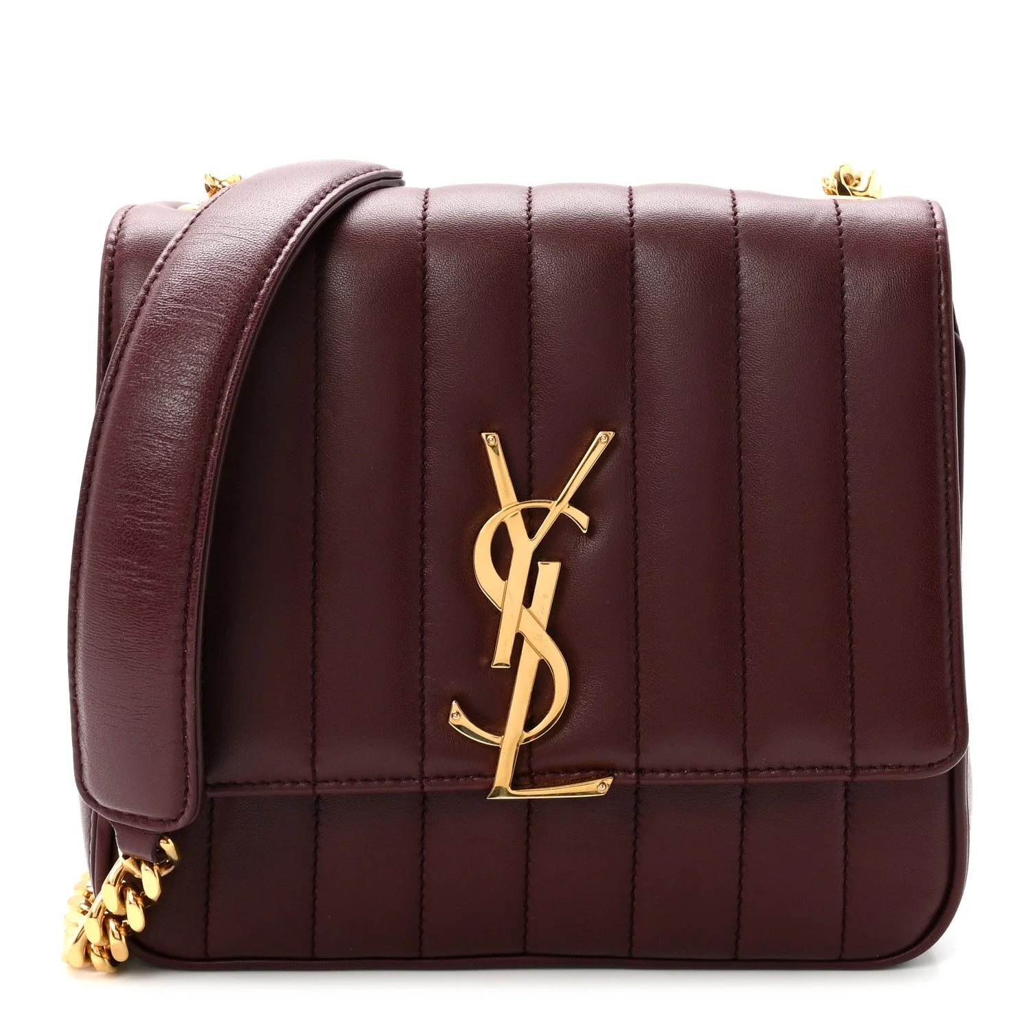 Saint Laurent — Medium Vicky Chain Legion — Handbag — resale