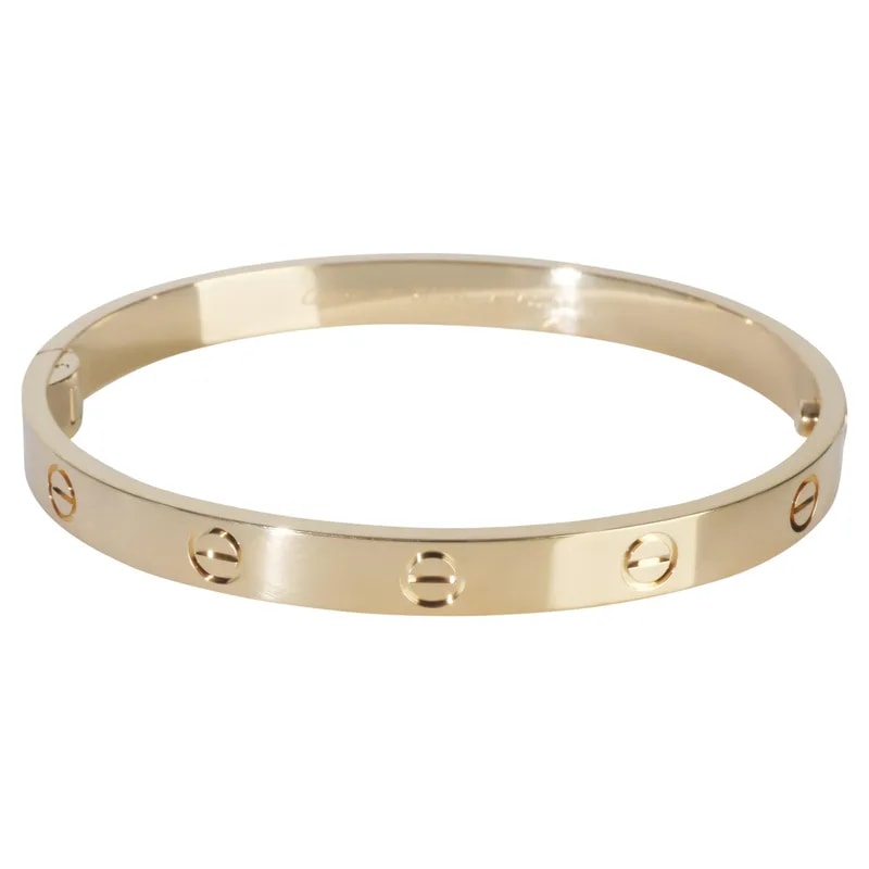 Cartier — Cartier Yellow Gold Single Screw Love Bracelet — Jewelry — resale