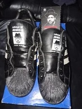 Adidas — Adidas JMJ Superstar RUN DMC 7 1/2 Collectors Limited Edition Hiphop — Sneaker — resale
