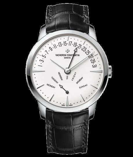 Worldofluxuryus — Vacheron Constantin Patrimony Contemporaine Bi-Retrograde Day-Date 18K White-Gold ’s — Watch — resale