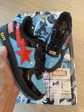 A Bathing Ape — Size 7 - A Bathing Ape Marvel X Bapesta Widow — Sneaker — resale