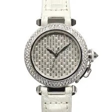 Cartier — Cartier Pasha WJ108251 32mm White Gold Silver #UW149 — Watch — resale