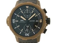 IWC — IWC Aquatimer IW379503 Rubber / Bronze 44mm Black Dial Automatic 2015 #DW421 — Watch — resale