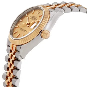 Rolex — Datejust 31 Champagne Dial Automatic Steel and 18kt Yellow Gold Jubilee 278243CSJ — Watch — resale