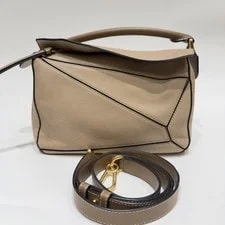 Loewe — Loewe Small Puzzle Geometric Splicing Crossbody — Handbag — resale