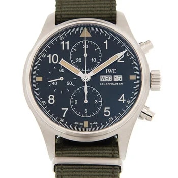 IWC — Pilot Chronograph Automatic Black Dial IW377724 — Watch — resale