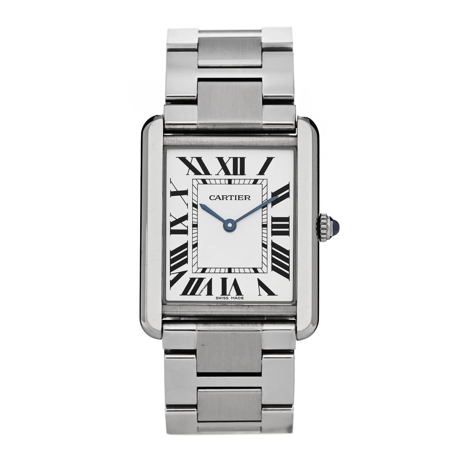 Cartier — Stainless Steel 27mm Tank Solo Quartz — Watch — resale