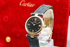 Cartier — *Near / Pouch* Cartier Must Vendome Vermeil SM 590004 Quartz — Watch — resale