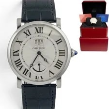 Cartier — Cartier Rotonde de Power Reserve W1556369 Stainless Steel 40mm BOX Papers — Watch — resale
