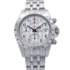 Tudor — Tudor Prince Date Chronotime Tiger 79280 Automatic Chronograph Silver Dial — Watch — resale
