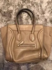 Celine — Celine Luggage Satchel Greige Good Condition — Handbag — resale