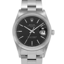 Rolex — Rolex Oyster Perpetual Date 15200 Black Stainless Steel Automatic #W1890 — Watch — resale